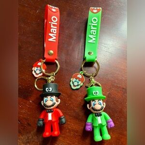 💥Mario Keychains x 2💥 NEW